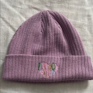 Playboy Club Lavender Ribbed Beanie